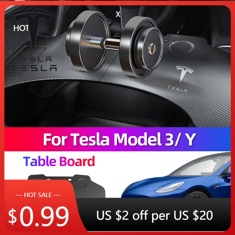 

Car Sticker For Tesla 3 Y Juniper Highland 2025 Board OEM Customized Multifunctional Tools Table Board Dining Plate Computer Car