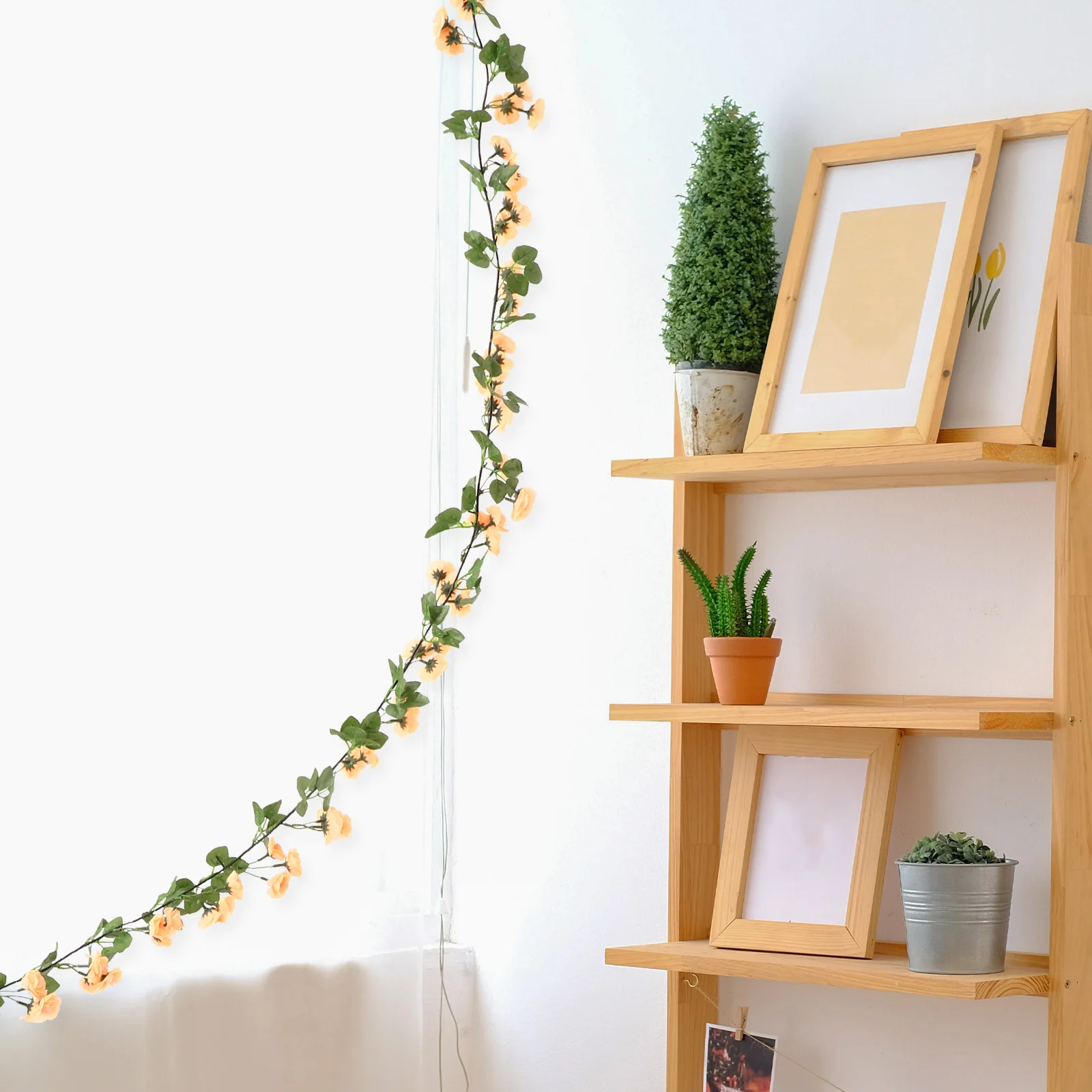 

Indoor Artificial Rose Vine Wedding Flower Vines Garlands DIY DecorationHome Imitation Floral Garland Simulation