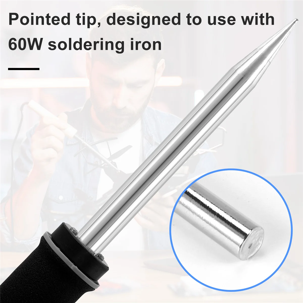 

NEW 60W Replacement Soldering Iron Tip Solder Tip
