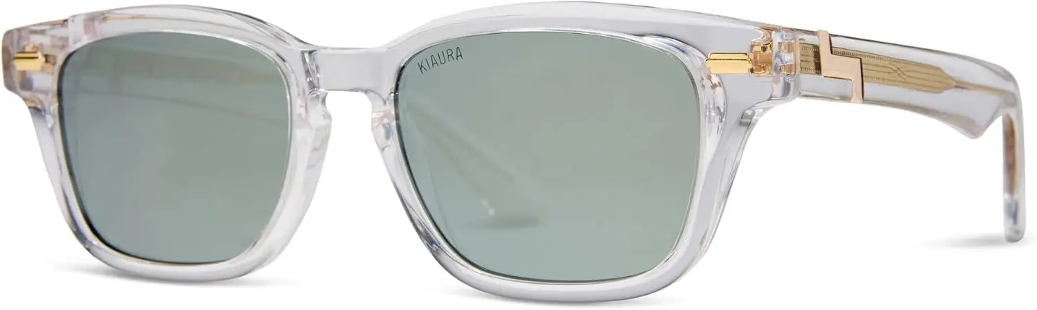 Polarized Sunglasses for Men Women, UV400 Protection, Memory Acetate Frame, XL & Original Sizes