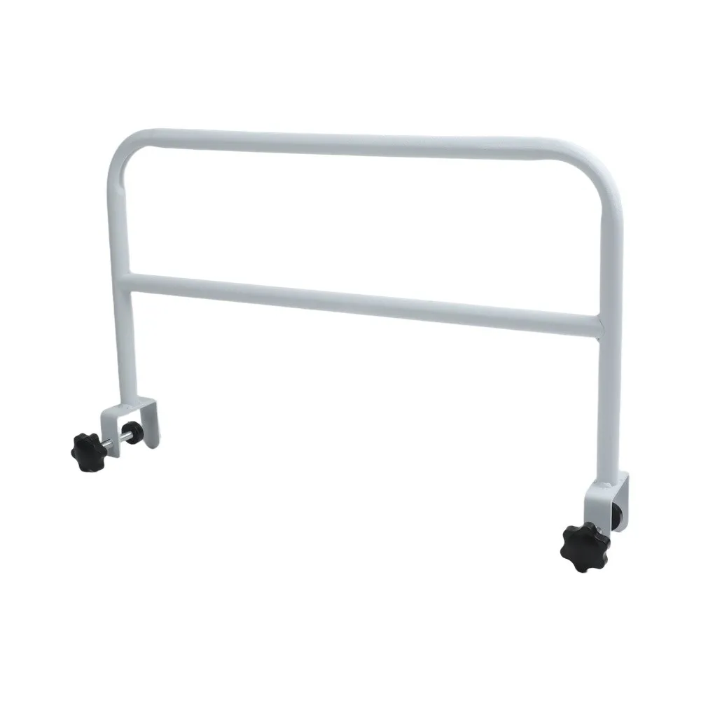 Barra de apoyo metálica para cama, riel lateral de acero resistente para prevención de caídas en personas mayores, soporte de seguridad para el cuidado en el hogar sin barandilla.