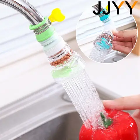 JJYY Maifan 돌 수도꼭지 정수 필터 360 °   회전식 텔레스코픽 샤워 수돗물 필터 주방 비말 방지 샤워