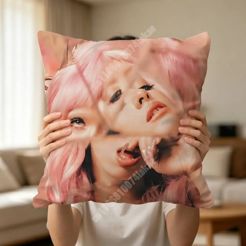 HADES M-Melanie Martinez-S Cry Baby Printed Pillow Cover Sofa Couch Cozy Holiday Party Furnishing Household Gift