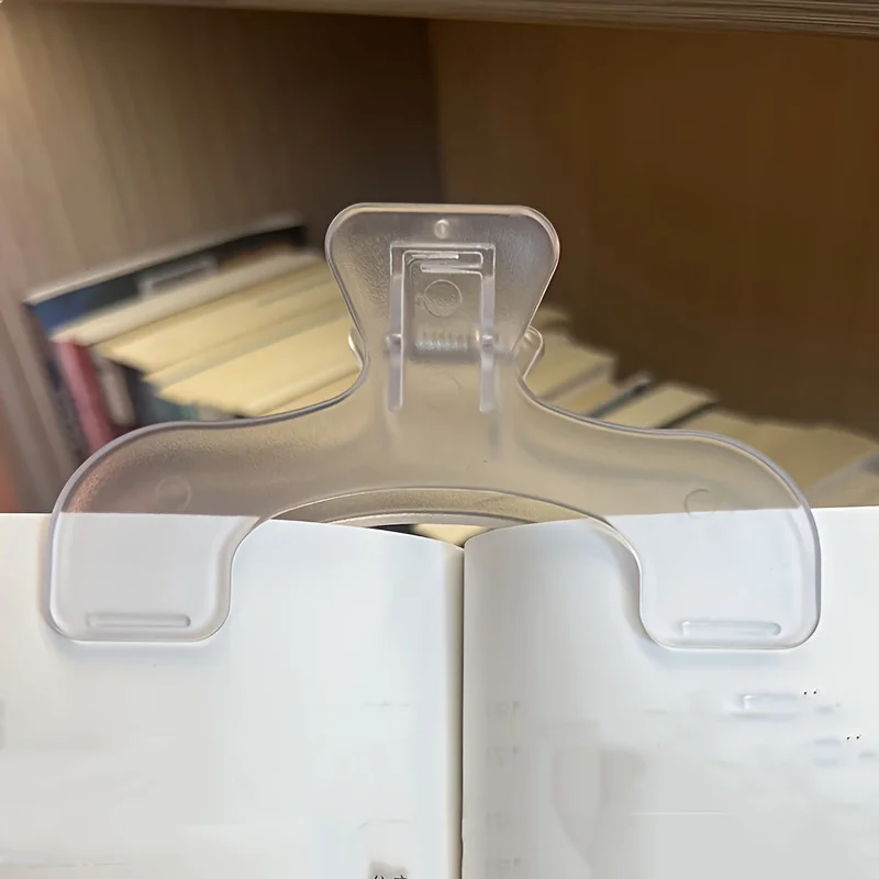 

Students Fix The Book Flip Book Folder with The Cover of The Anti-book Treasure, Premium Plastic Book Clip with Narrow Ruling