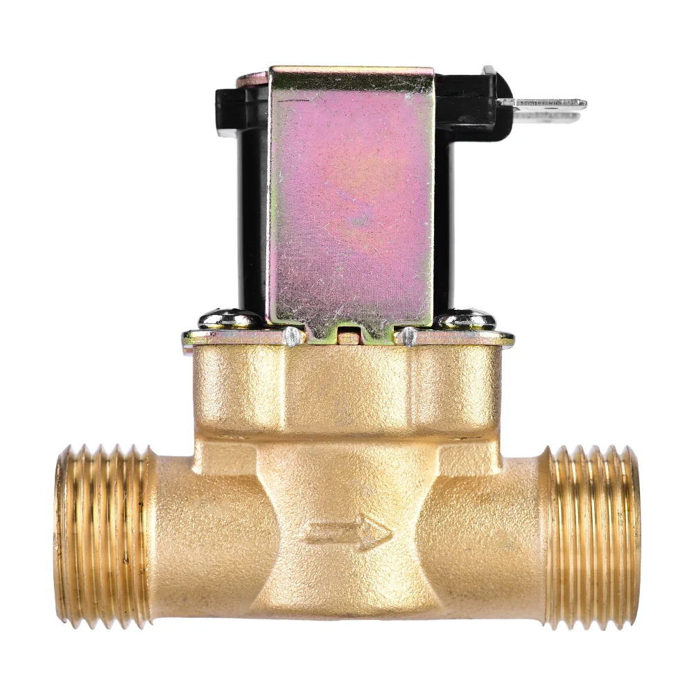 All-Copper 1/2 Inch Water Inlet Valve Normally Closed 24V Automatic Flow Control High-Efficiency Industrial Pipeline Equipment