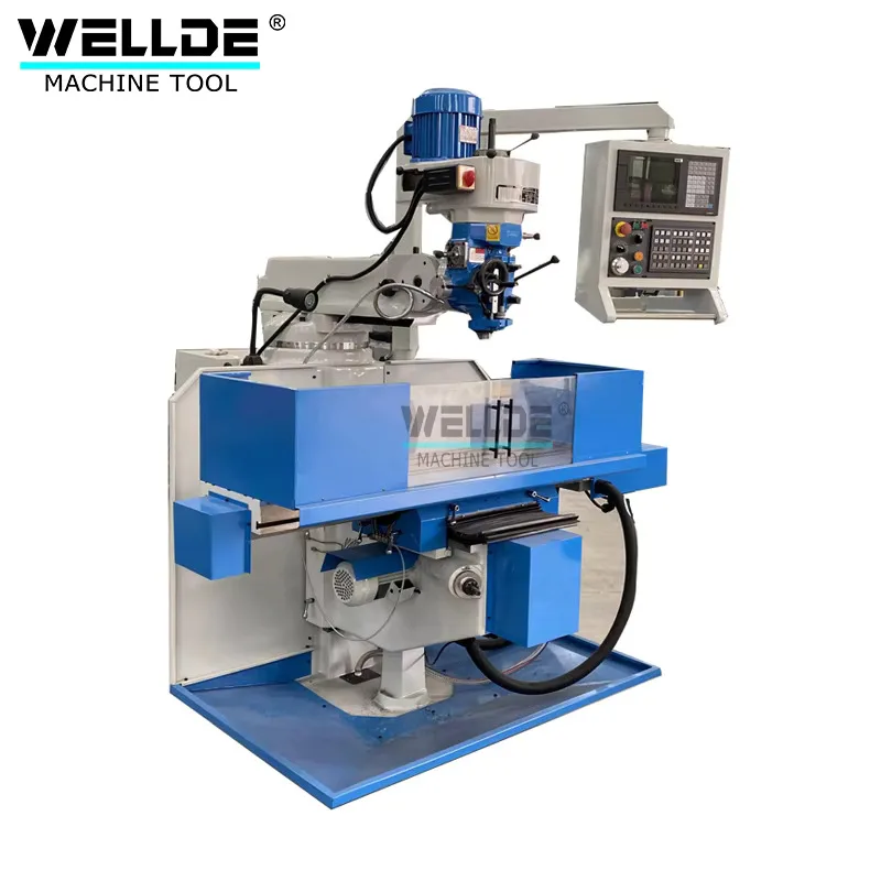 High Quality 5HS Vertical Milg Hine With Variable Speed And Universal Turret Washer Core Component Motor