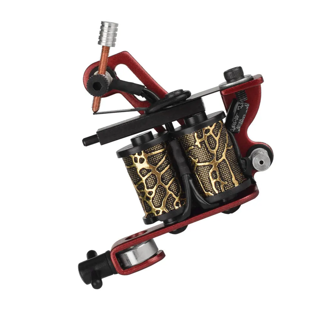 

10 Coils Iron Tattooing Machine Coil Tattoos Machine Lightweight Compact Body Art Tool for Lining Shading Tattoos Equipment