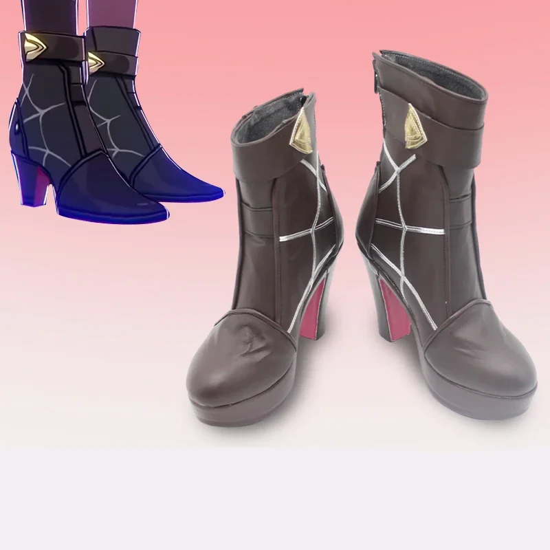 Honkai-zapatos de Cosplay de Star Rail para mujer y niña, botas de utilería personalizadas para Halloween y Carnaval