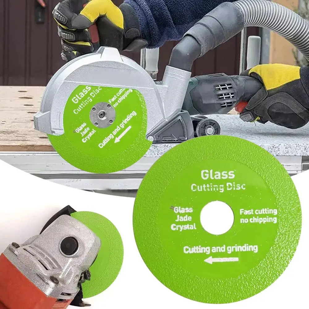 

1Pcs Glass Cutting Disc 100*20mm Ultra-thin Saw Blade Diamond Jade Wine Bottle Ceramic Polish Angle Grinder Machine Tools