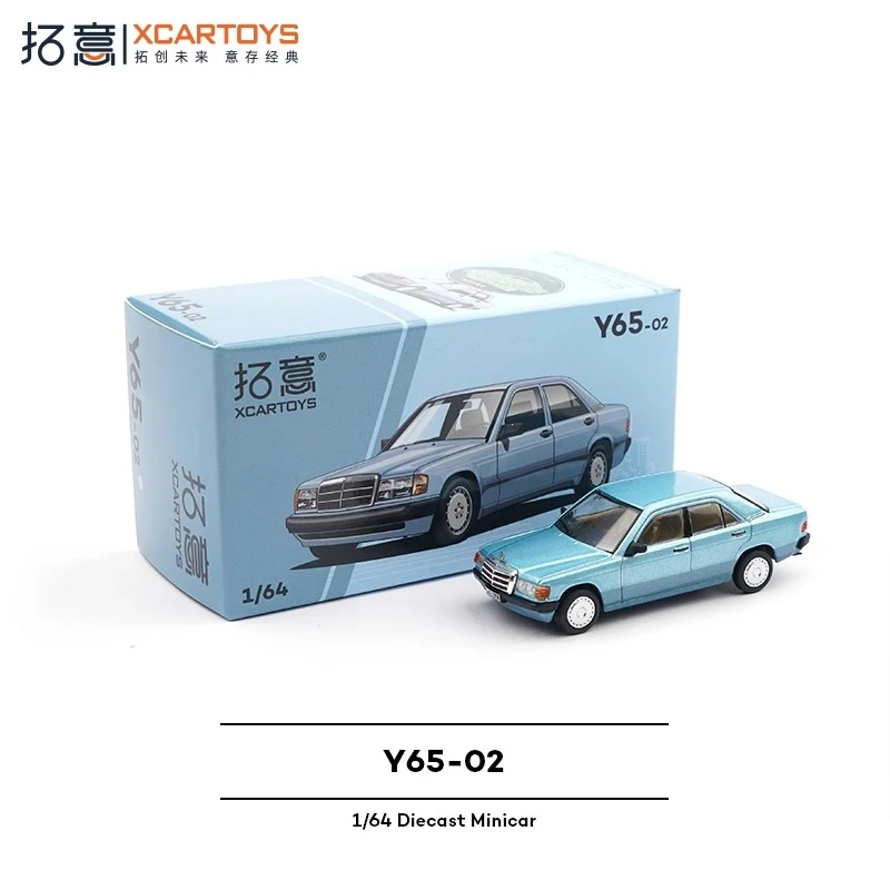 

XCARTOYS 1/64 190E Blue Alloy Diecast Car Model Teenage Boys Toy Gift Christmas Automotive Model Ornaments Adult Collectibles