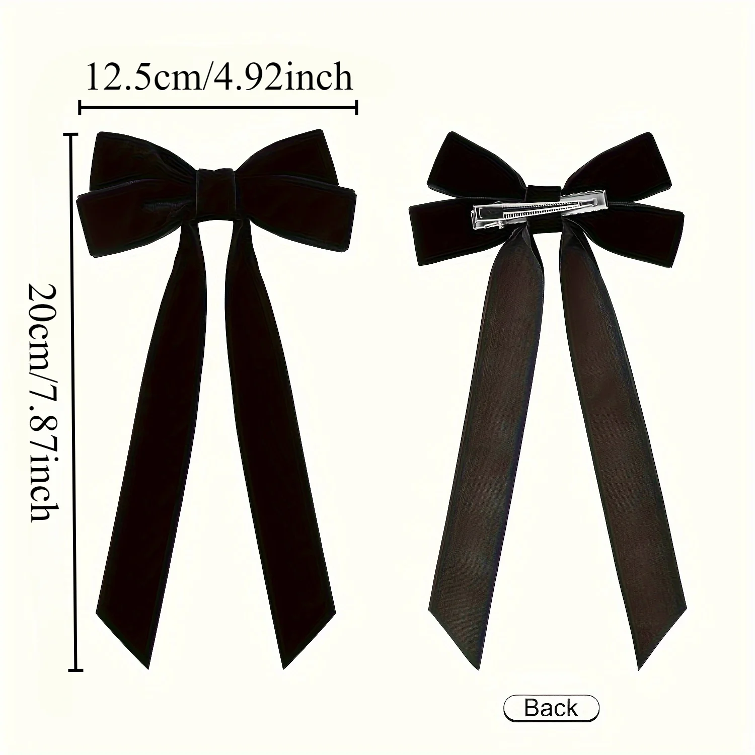 2Pcs Elegant Velvet Bow Hair Clips Chic Red Ribbon Barrettes for Women Girls Perfect for New Year's Styling home decor items