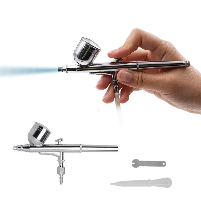 0.3MM Gravity Feed Dual-Action Airbrush Spray Gun Kit Trigger Spray Gun for Art Craft Model Paint Spraying Hobby 0.3MM Air Brush