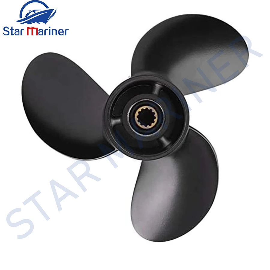 5011-085-09 Propeller 8.5*9 ; 8 1/2*9 For Tohatsu Mercury Outboard Motor 8HP-9.8HP 501108509 Boat Engine Replaces Parts