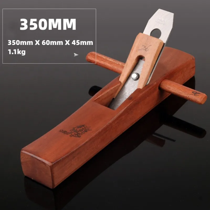 Allsome Mahogany Hand Planer Carpenter Flat Planer Woodworking Trimming Tool Home Carpenter Portable Mahogany Planer Tools