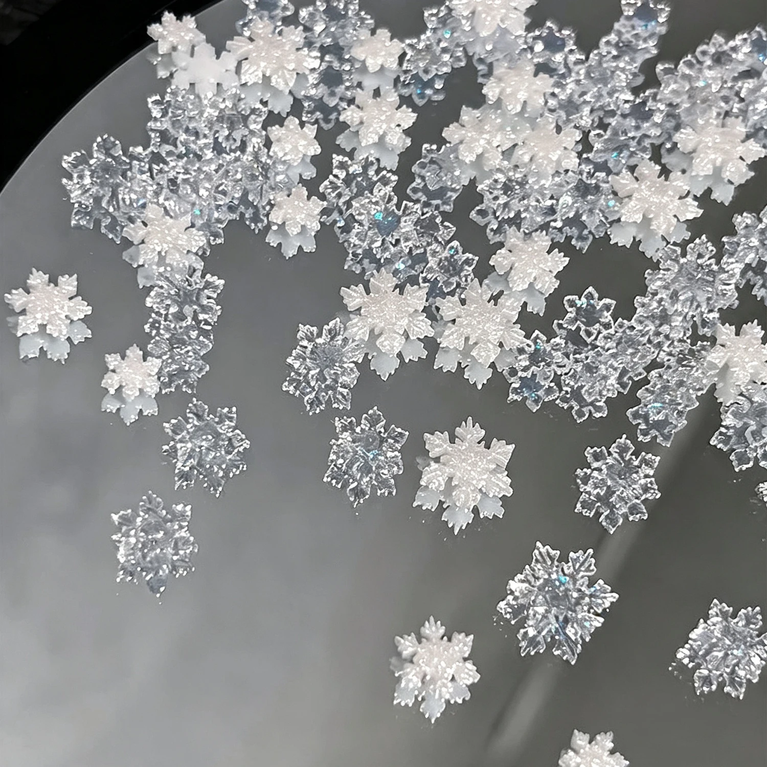 50Pcs Shiny Christmas Nail Cha - Xmas Resin Art recension och pris