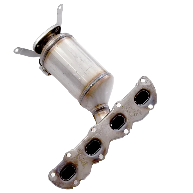 Discharge Charge Pipe Auto Parts Three-way Direct fit Catalytic Converter for Volkswagen POLO