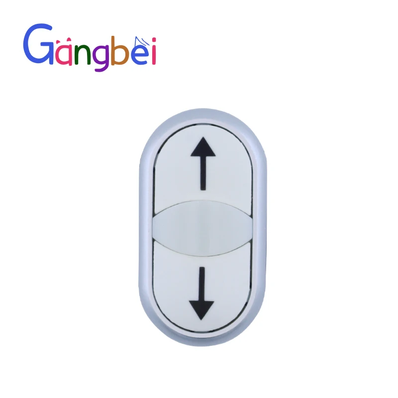 22mm 2NO arrow push button switches momentary button momentary pushbutton switch button switch Gangbei