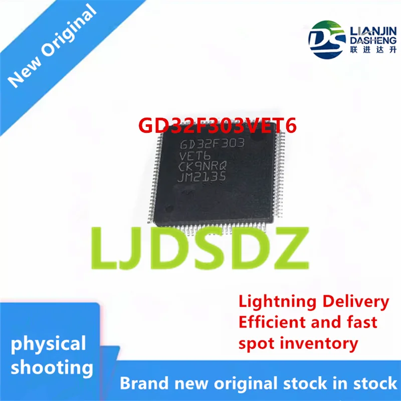 1 PÇS/LOTE  GD32F303VET6  QFP  NEW  IN  STOCK