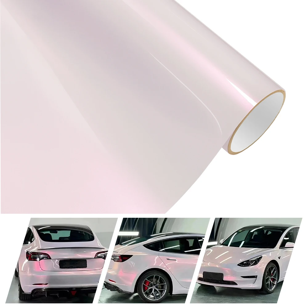 

Platinum Phantoom Pink Auto Tuning Film Vinyl Wrap Car Stickers Waterproof Adhesive Motorcycle Stickers for Cars Accessories