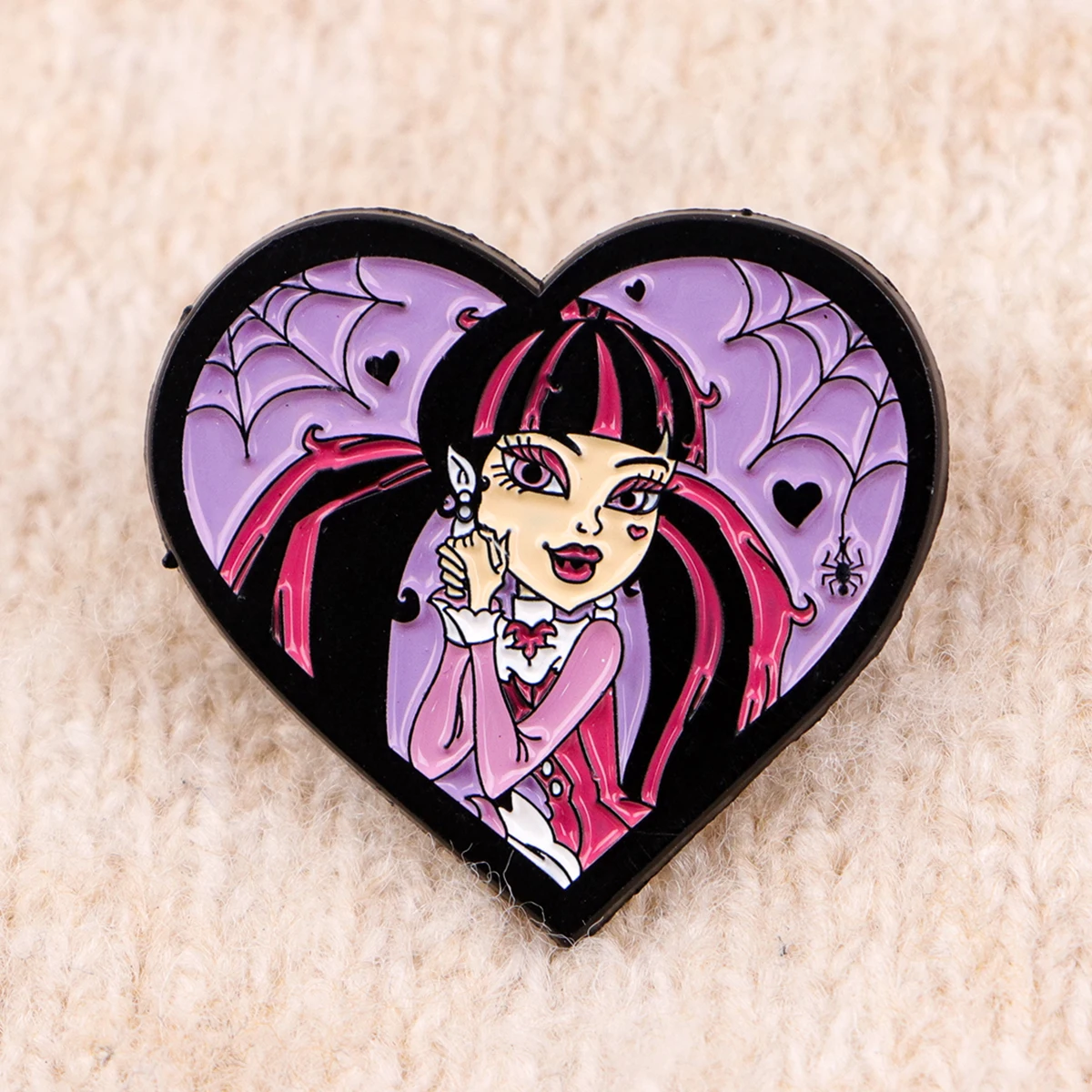

Elf Girl Enamel Pin Badges Cute Cartoon Heart Brooches Hat Lapel Pins for Women Cosplay Backpack Accessories Toys Gifts