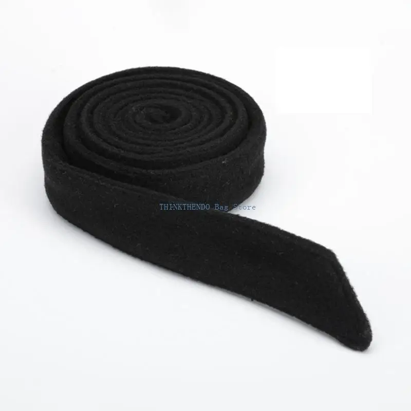 340D Selftied معطف الخندق حزام حزام خصر مزدوج الجوانب معطف ديكور حزام عريض