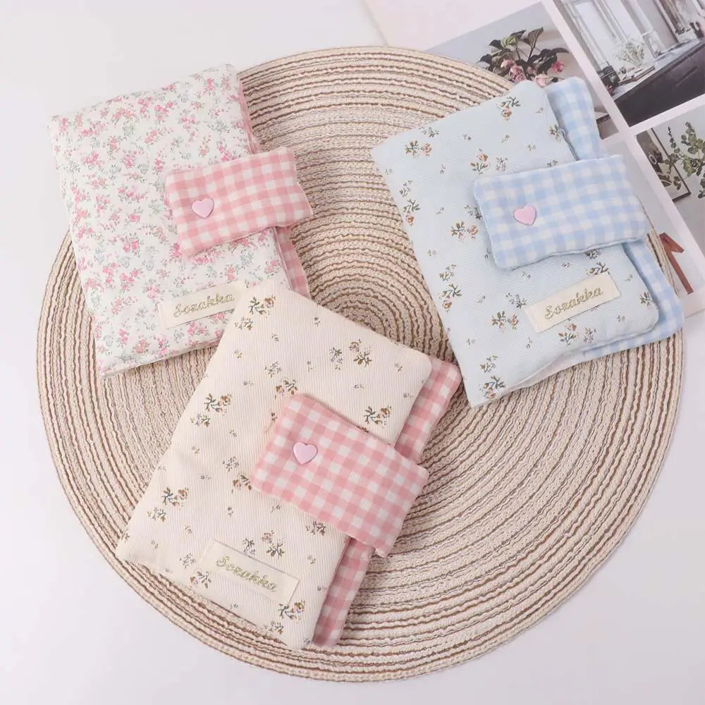 

Multipurpose Floral Patterns Notebook Detachable Diary Fabric Floral Print Diary Book Aesthetic Smooth Diary Protective Cover