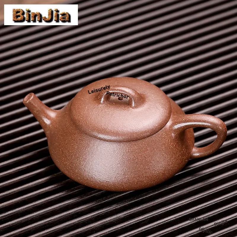 

180 мл классические чайники из фиолетовой глины Исин, горшок ручной работы, чайник из необработанной руды для скоростного спуска с фильтром, китайский чайный сервиз Zisha, принадлежности