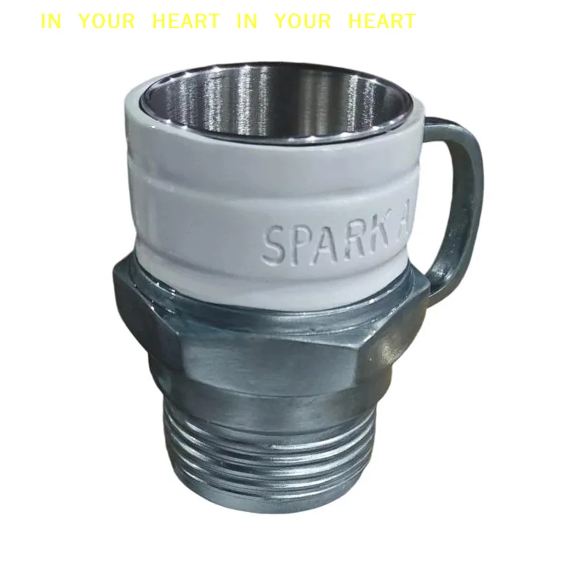 【X】Spark Plug Mug Coffee Mug Cup For Car Lovers Automotive Themed Coffee Mug For Car Enthusiasts Mechanics & Garage Lovers