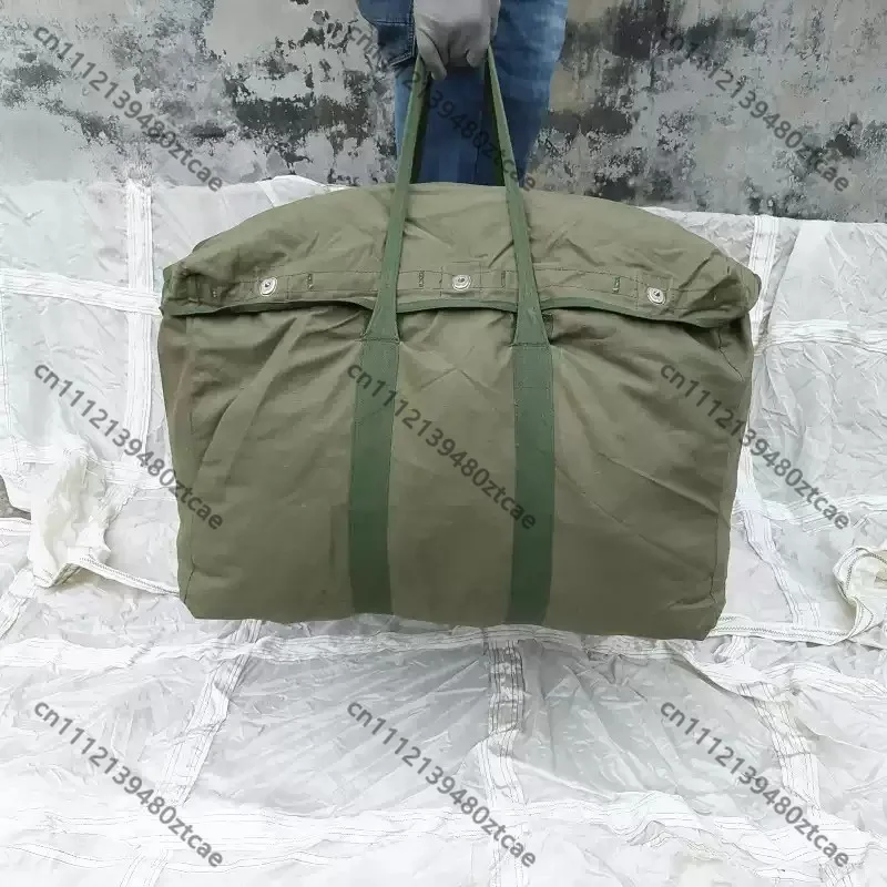 Vintage‑Style Heavy Canvas Hand‑Carry Luggage Bag Durable Storage Sack For Home Moving Vehicle Outdoor Item Organizer Accessory