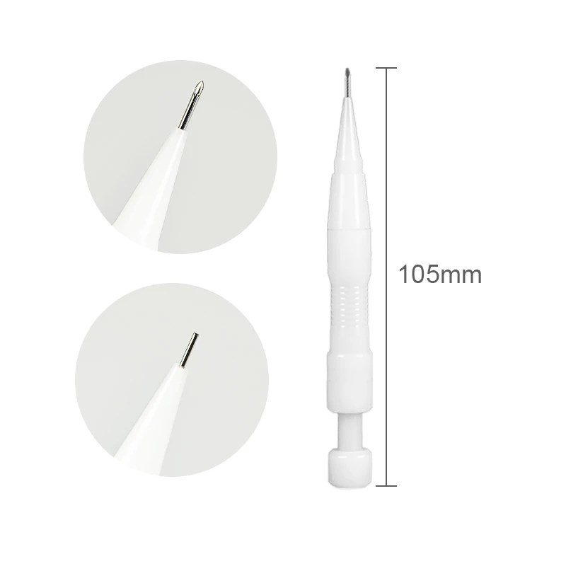 1.0 مللي متر 1.2 مللي متر لزراعة الشعر القلم زراعة الشعر القلم الشعر الحواجب اللحية زراعة بصيلات زرع أداة