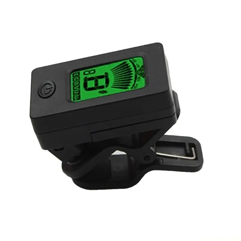 M5TC Rotatable Guitar Tuner, Clip on Tuner, Digital Electric Tuner with LCD Display