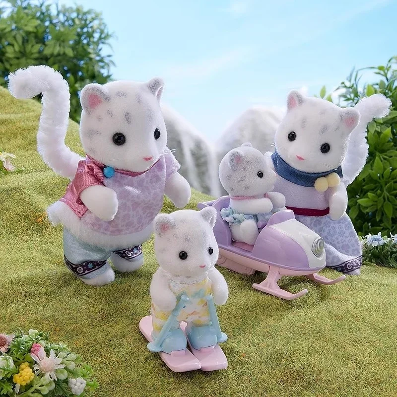 Sylvanian Families Ragazze Giocattoli Ragazza Autentico Ternurines Gatto Persiano Famiglia di Quattro Originale Ternuas Cibo In Miniatura Cucine Giocattolo
