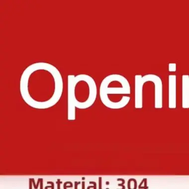 Metalworking Shop C-type Clamp Hand Twisted 304 Stainless Steel Beam Design For Strength Withstand High Torque For Desktops