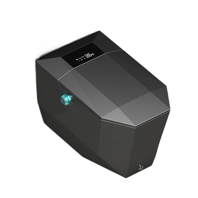 

Ромбовидный пистолет, серый интеллектуальный унитаз, индивидуальное высококачественное сиденье для унитаза