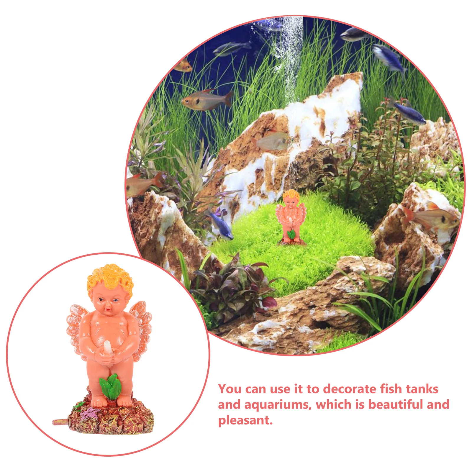 

Silent Aquarium Air Pump Accessory Decor Decoration Mini Quiet Fish Tank Oxygen