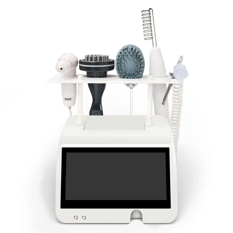 New multi-functional scalp treatment, hair loss prevention and growth stimulating massager, scalp analyzer, hair follicle scalp