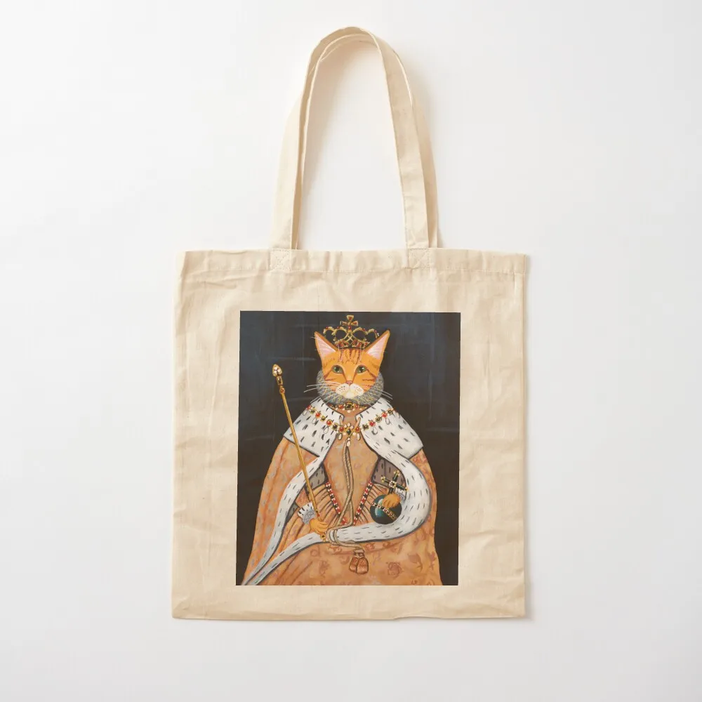 

The Coronation - Elizabethan Cat Tote Bag