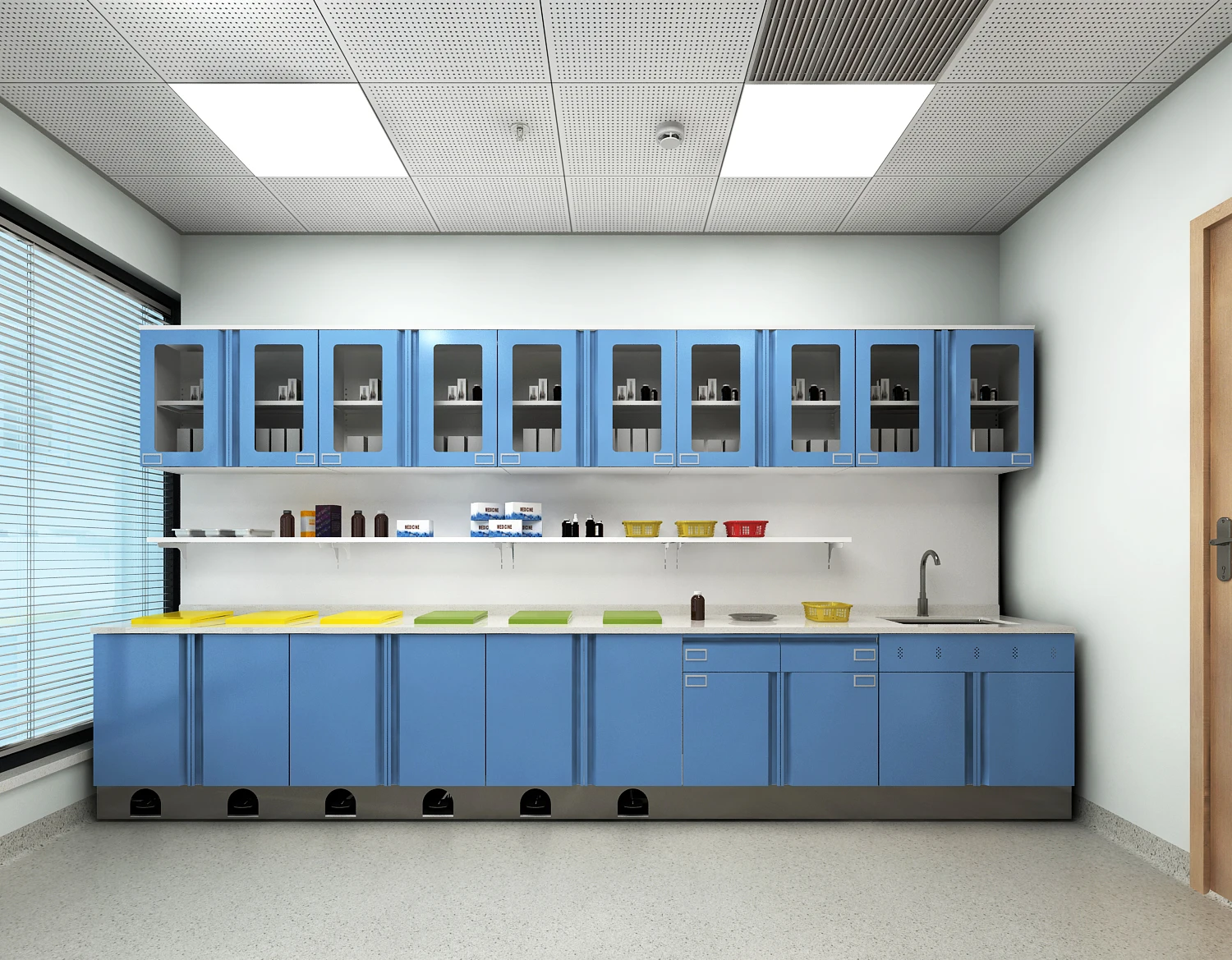 Hot Sale Medical Furniture Hospital Stainless Steel Medical Cabinet Instruments High Quality Steel Cabinet