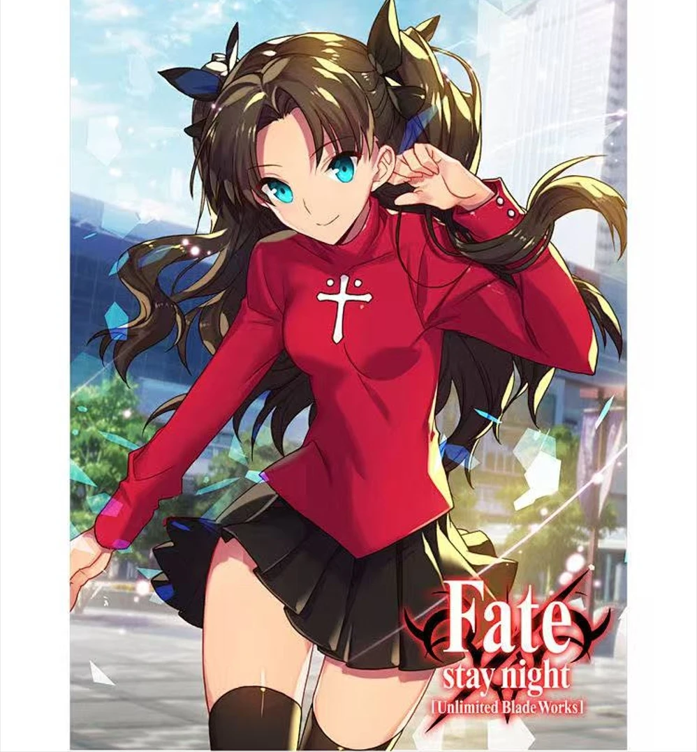 

Rin Tohsaka cosplay daily wear red dress set suitable for Halloween