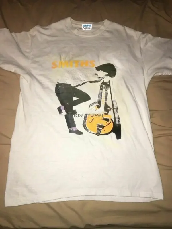 

Vintage 1980 The Smiths Hatful Of Hollow Uk 84 Tour T Shirt Morrissey 80 Reprint