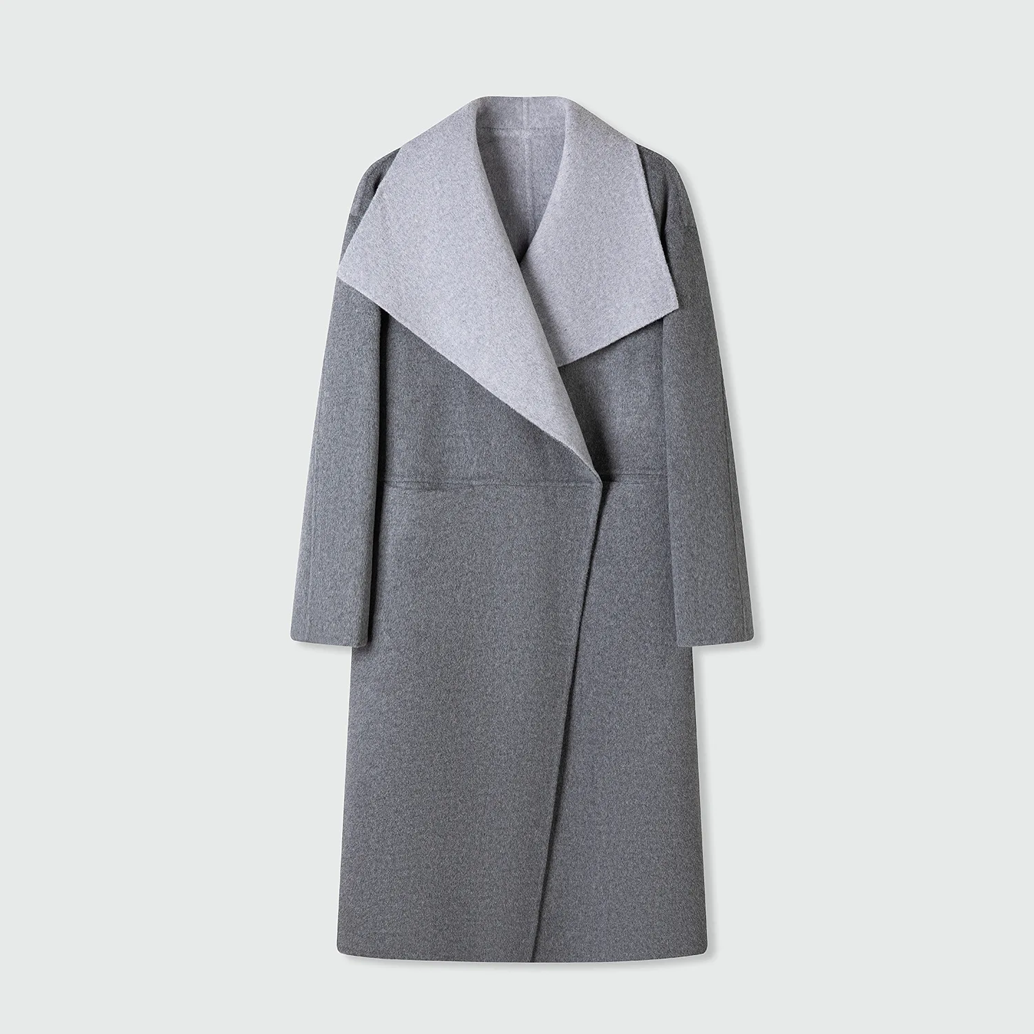 

Wholesale Comfortable Women Long Wool Coat Breathable Sustainable Windproof Hot Selling Custom Made Women Long Wool Coat