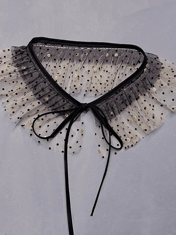 gola-falsa-plissada-retro-feminina-versatil-com-bordado-brilhante-e-cinto-decorativo-xale-e-ombreira