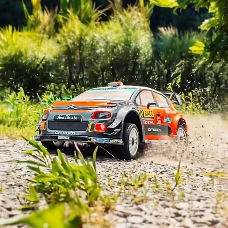 KM RC Thor nouvelle voiture de rallye 6S Simulation citroën C3 avec groupe de lumière quatre roues motrices sans brosse télécommande modèle de voiture électrique