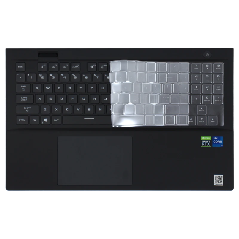 واقي لوحة مفاتيح من مادة البولي يوريثان الحراري لحماية البشرة لهاتف آسوس روغ زيفيروس S17 GX703 H GX703 HR GX703 HM GX703 HS GX703HSD 17.3 بوصة #4