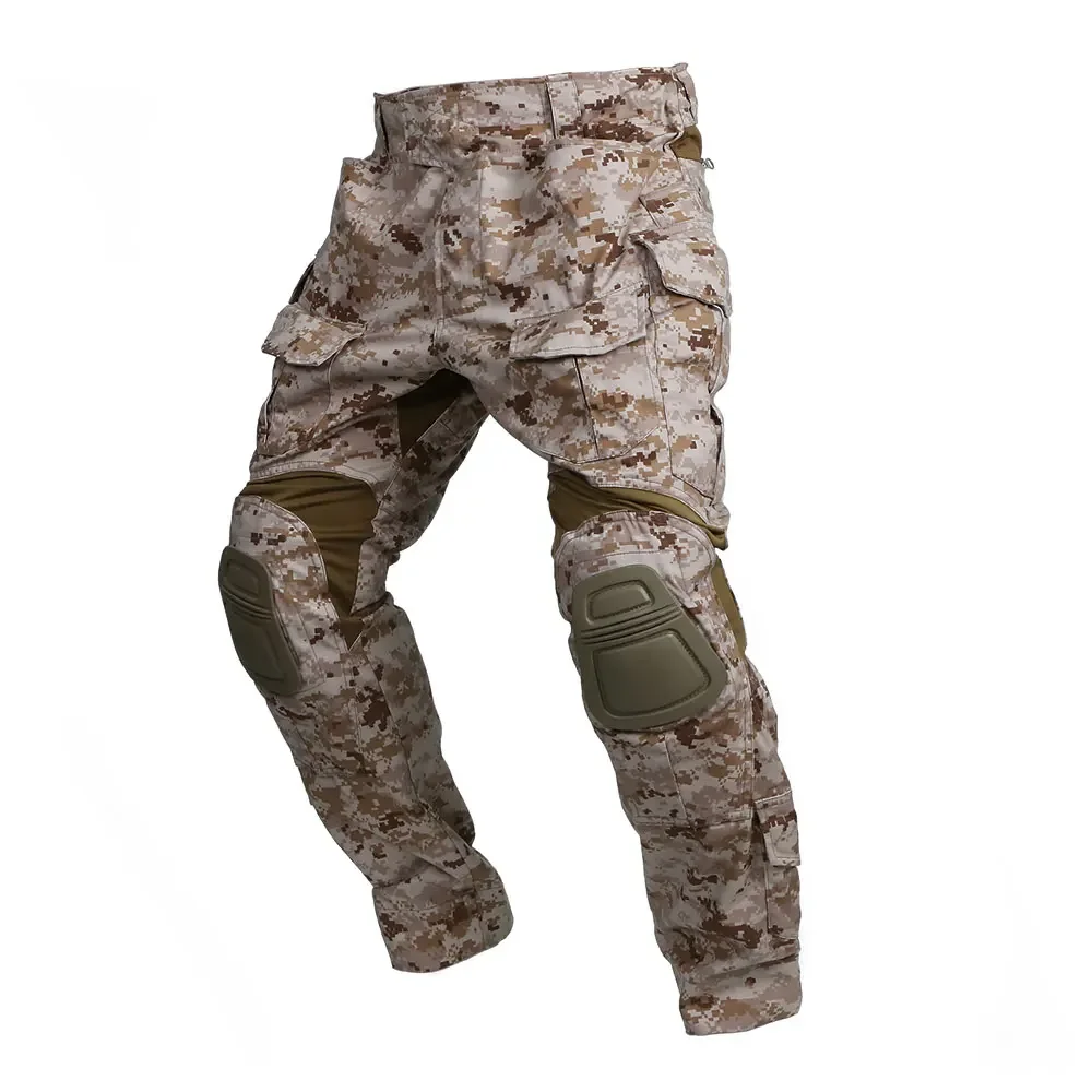 Imagem -03 - Uniforme de Combate Caza Senderismo Camisa Multicam al Aire Libre Pantalones Tácticos Con Rodilleras Aor1 Desierto g3