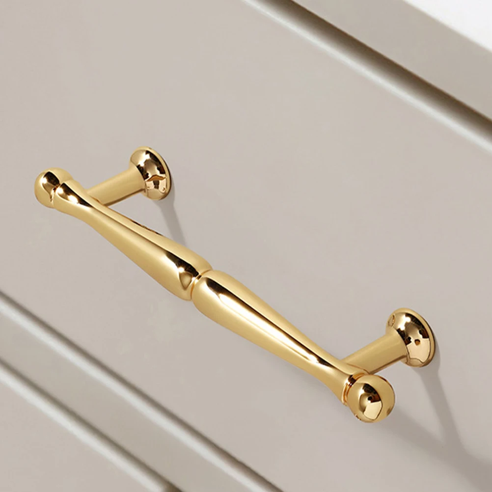 

Golden Door Pull Cupboard Furniture Decorative Kitchen Wardrobe Small Door Pull Handle Modern Style