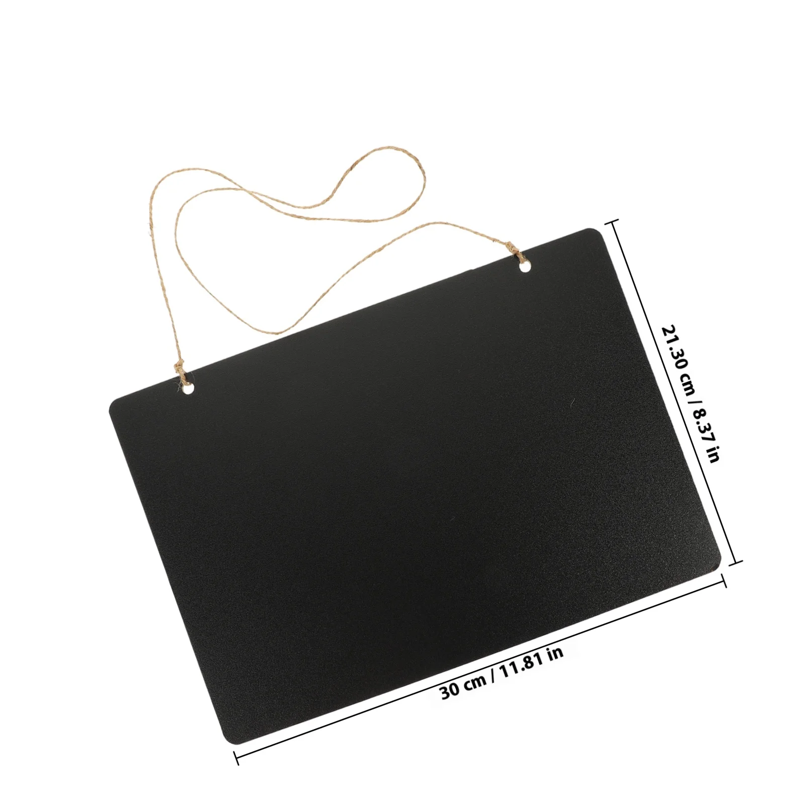 Petit tableau mémo Double face suspendu au mur, tableau noir suspendu pour porte, tableau noir pour décoration de maison, magasin, café