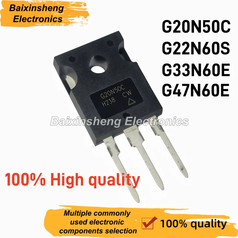 G33N60E G47N60E TO-247 10PCS 100% High quality G20N50C G22N60S MOS field-effect transistor
