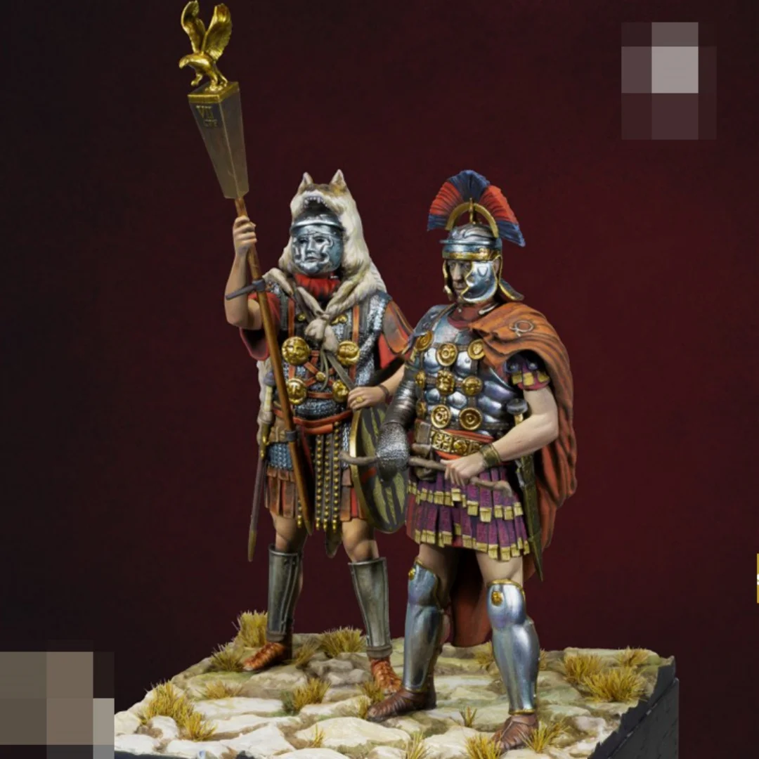 

1/24 Scale Resin Figure Assemble Model Kit Generals and guards Unassembled Unpainted 3D printing toy