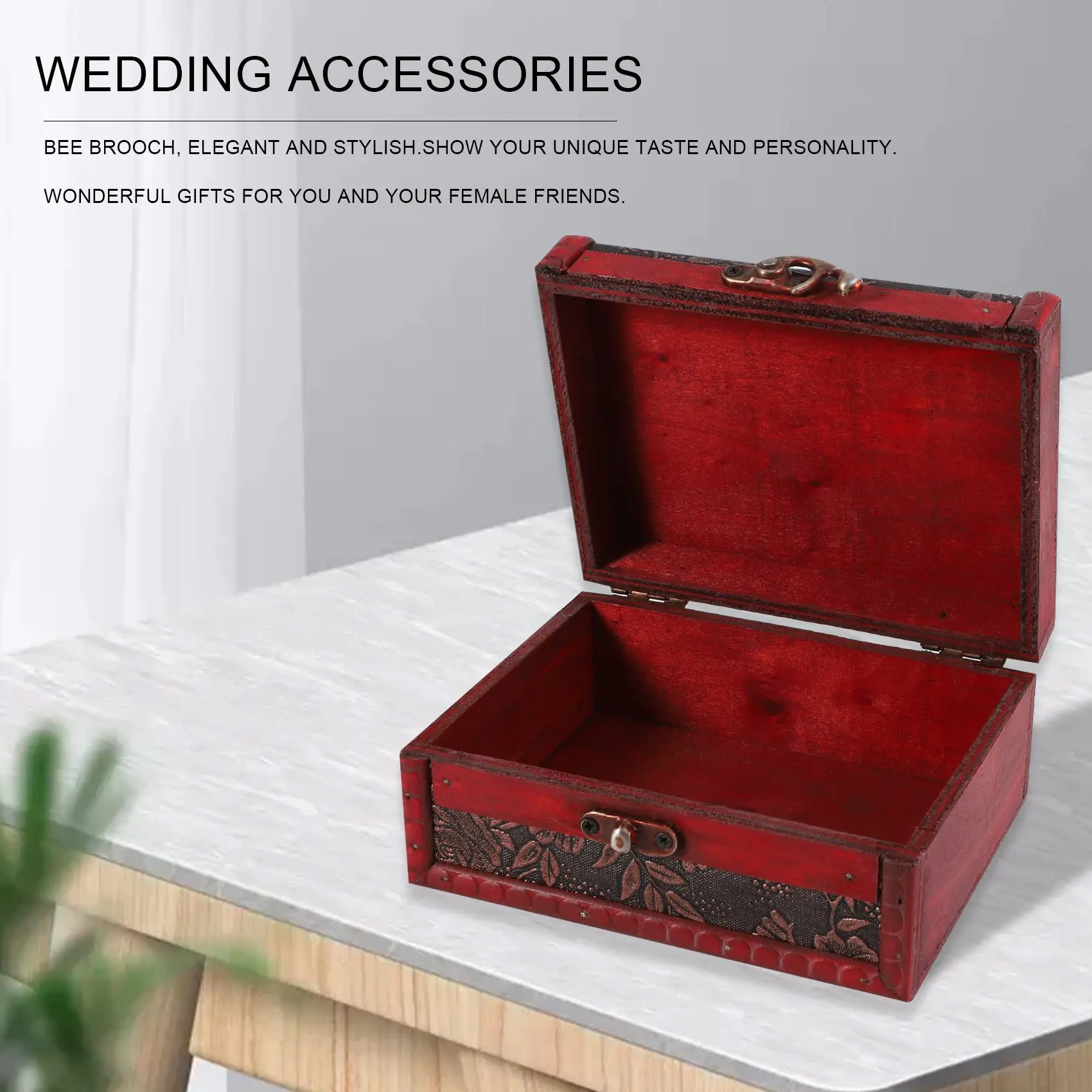 

Treasure Box Treasure Chest for Gift Box,Cards Collection,Gifts and Home Decor